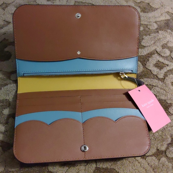 KATE SPADE Nadine Patchwork Medium Clutch Wallet - Picture 3 of 7